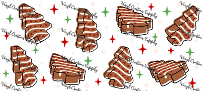 Brown Debbie Cakes– Printed Libby Wrap (9.5" x 4.3" UV DTF) - Vinyl Creation Supply