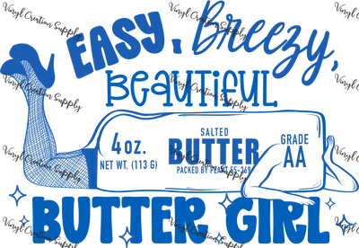 Butter Girl No Yellow - Vinyl Creation Supply