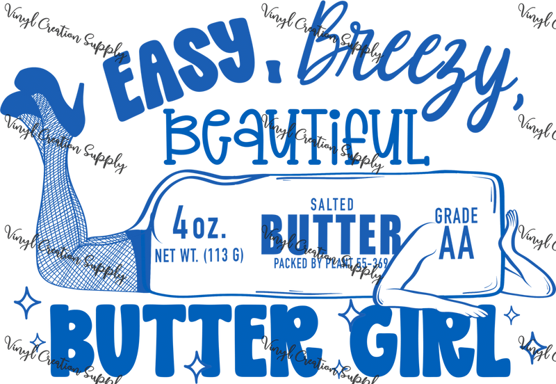 Butter Girl No Yellow - Vinyl Creation Supply