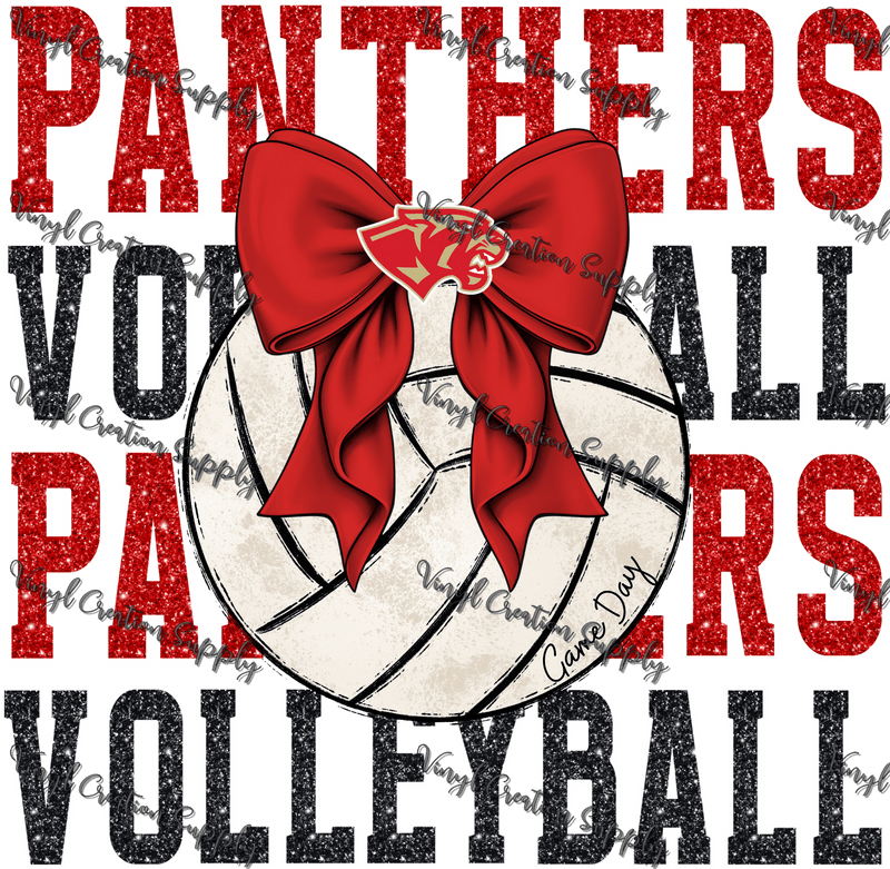 CC Panthers Volleyball 1 - Vinyl Creation Supply