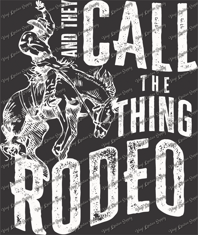 Call The Thing Rodeo White