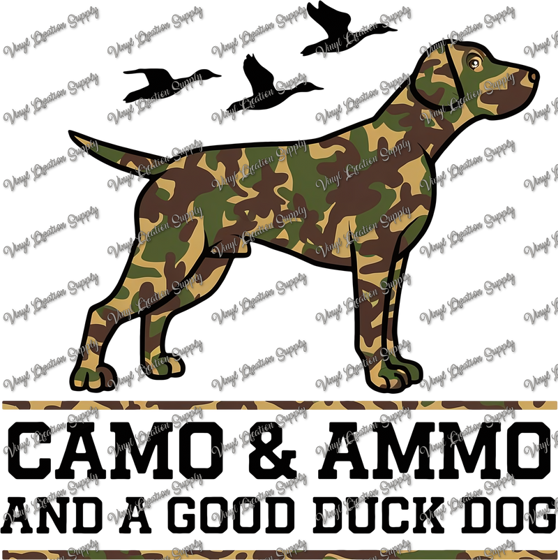 Camo & Ammo Duck Dog