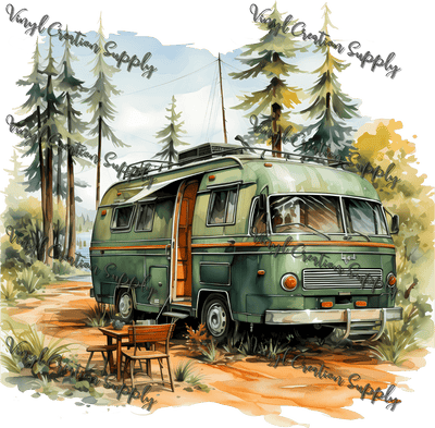Camping Van 6 - Vinyl Creation Supply