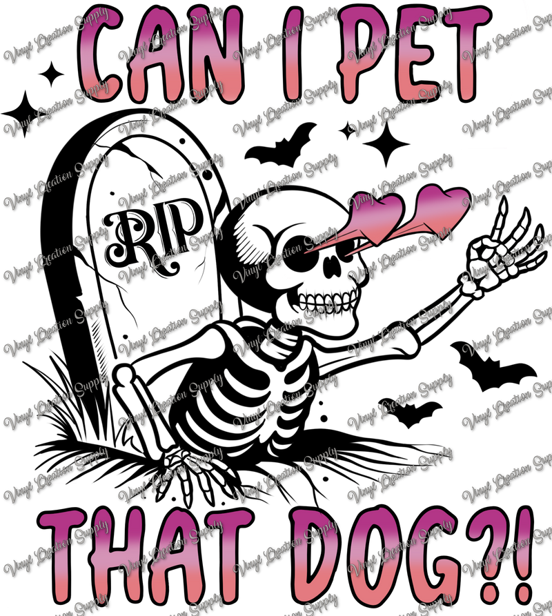 Can I Pet That Dog Pink