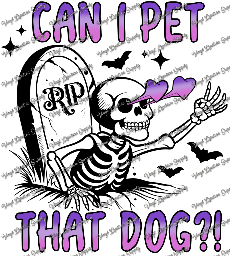 Can I Pet That Dog Purple