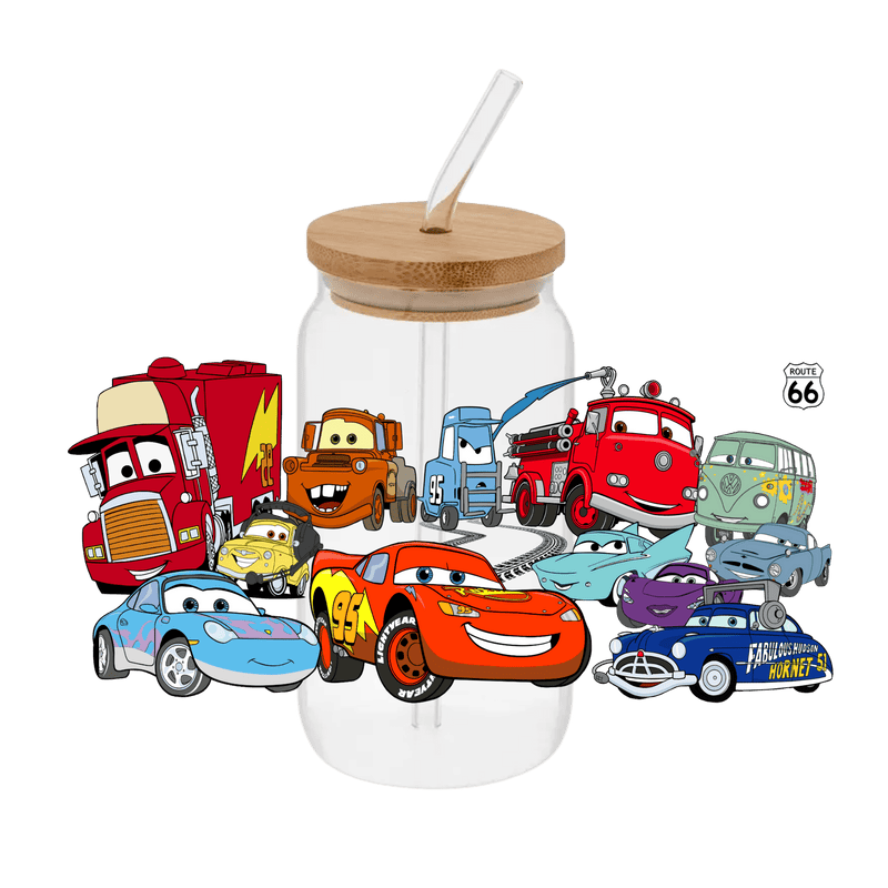 Cars Wrap – Printed Libby Wrap (9.5" x 4.3" UV DTF) - Vinyl Creation Supply