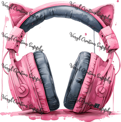 Cat Headphones - Vinyl Creation Supply