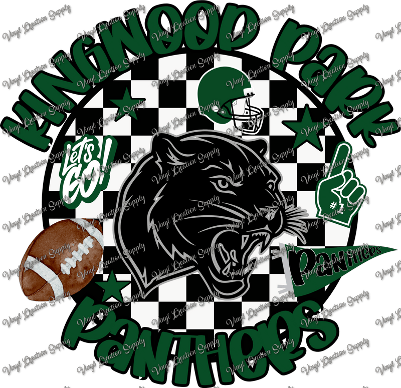 Checkered Circle K Park Panthers - Vinyl Creation Supply
