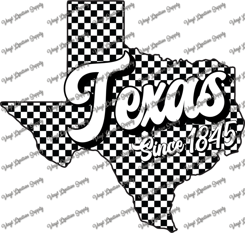 Checkered Texas Since 1845