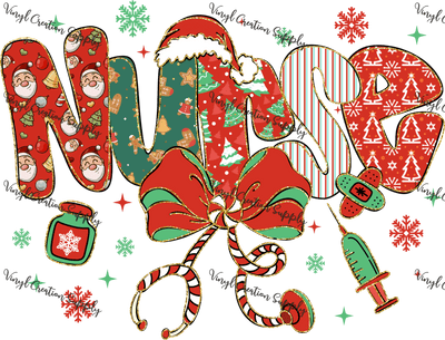 Christmas Nurse - Vinyl Creation Supply