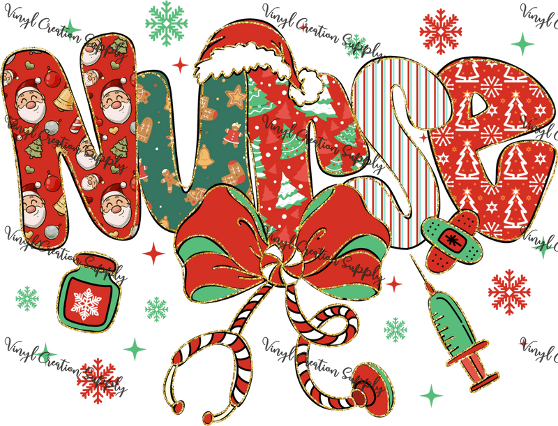 Christmas Nurse - Vinyl Creation Supply