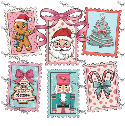 Christmas Stamp Frames - Vinyl Creation Supply