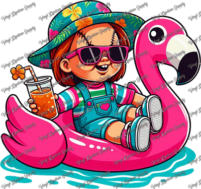 Chucky Summer Flamingo - Vinyl Creation Supply