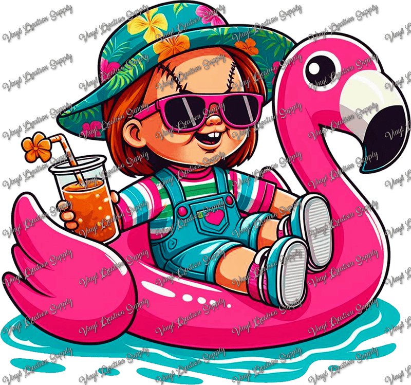 Chucky Summer Flamingo - Vinyl Creation Supply