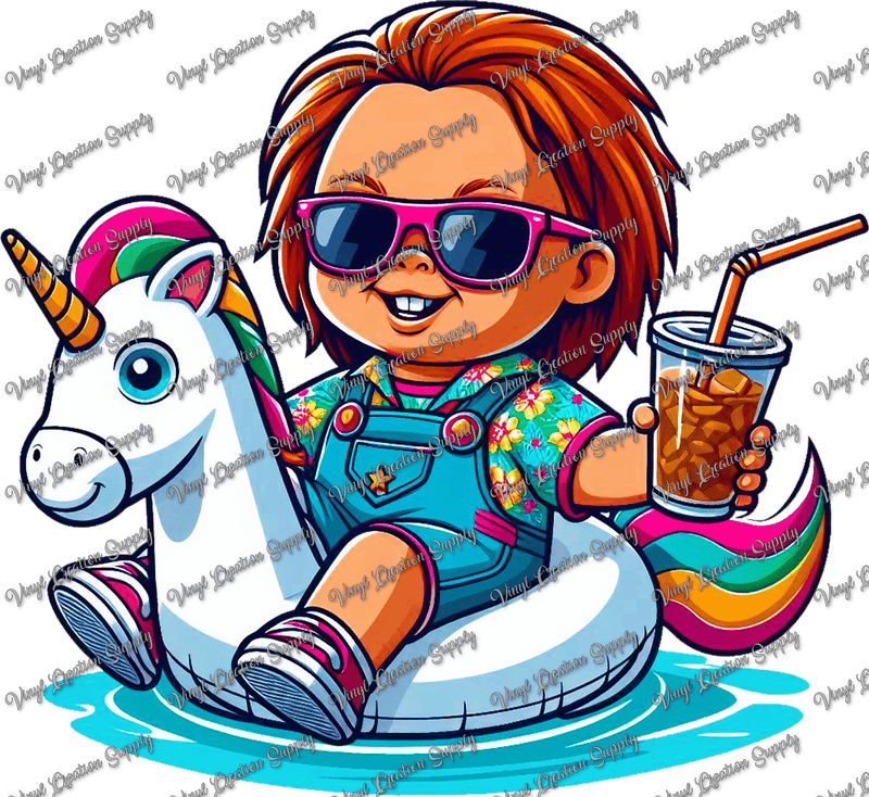 Chucky Summer Unicorn - Vinyl Creation Supply