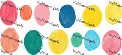 Circles – Printed Libby Wrap (9.5" x 4.3" UV DTF) - Vinyl Creation Supply