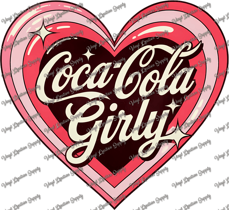 Coca Cola Girly - Vinyl Creation Supply