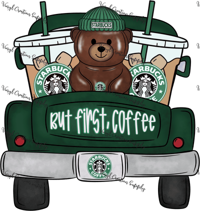 Coffee Bear - Vinyl Creation Supply