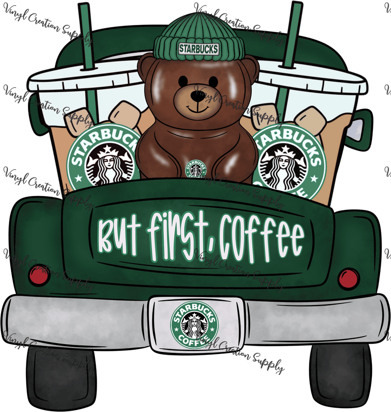 Coffee Bear - Vinyl Creation Supply