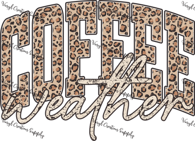 Coffee Weather Leopard 2 - Vinyl Creation Supply