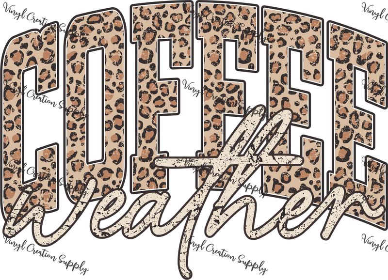 Coffee Weather Leopard 2 - Vinyl Creation Supply