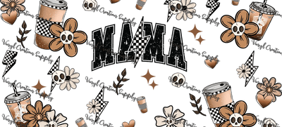 Coffee Mama – Printed Libby Wrap (9.5" x 4.3" UV DTF) - Vinyl Creation Supply
