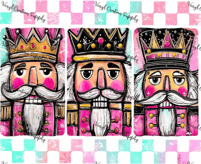 Colorful Nutcrackers Pink - Vinyl Creation Supply