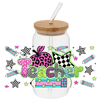 Colorful Teacher 90's - Vinyl Creation Supply