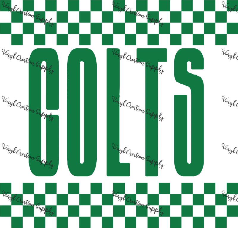 Colts Green Checkered