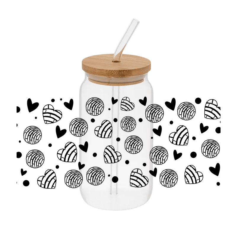 Conchas Black– Printed Libby Wrap (9.5" x 4.3" UV DTF) - Vinyl Creation Supply