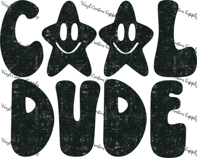 Cool Dude Black - Vinyl Creation Supply