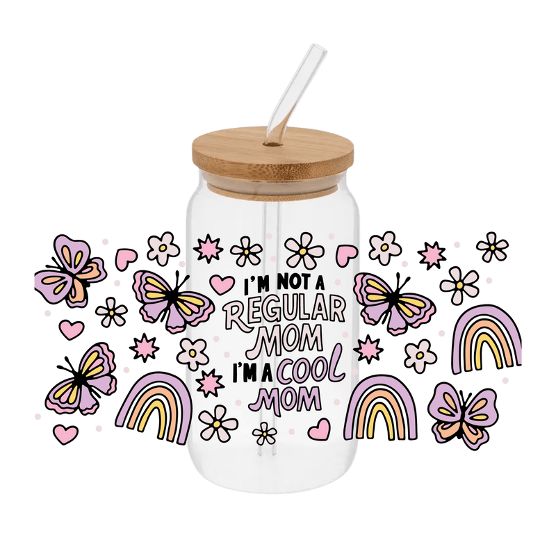 Cool Mom – Printed Libby Wrap (9.5" x 4.3" UV DTF) - Vinyl Creation Supply