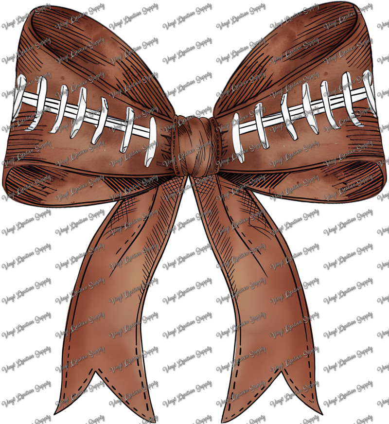 Coquette Football Bow