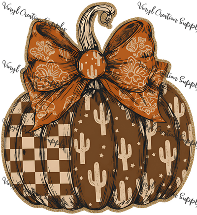 Cowboy Pumpkin - Vinyl Creation Supply