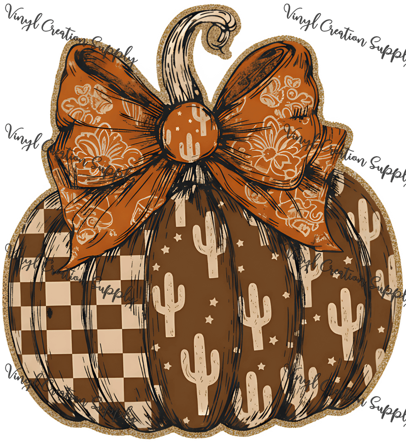 Cowboy Pumpkin - Vinyl Creation Supply