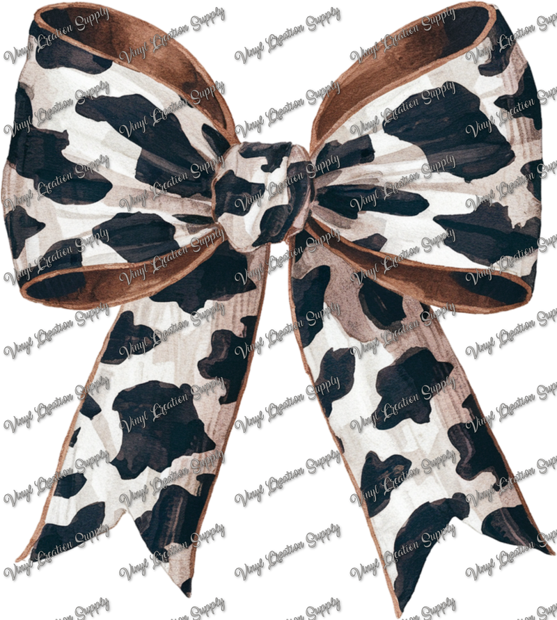 Cowprint Bow