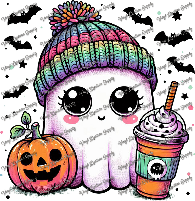 Cute Ghostie Colorful