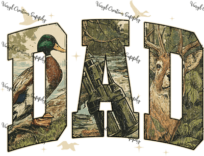 Dad Camo Hunting - Vinyl Creation Supply