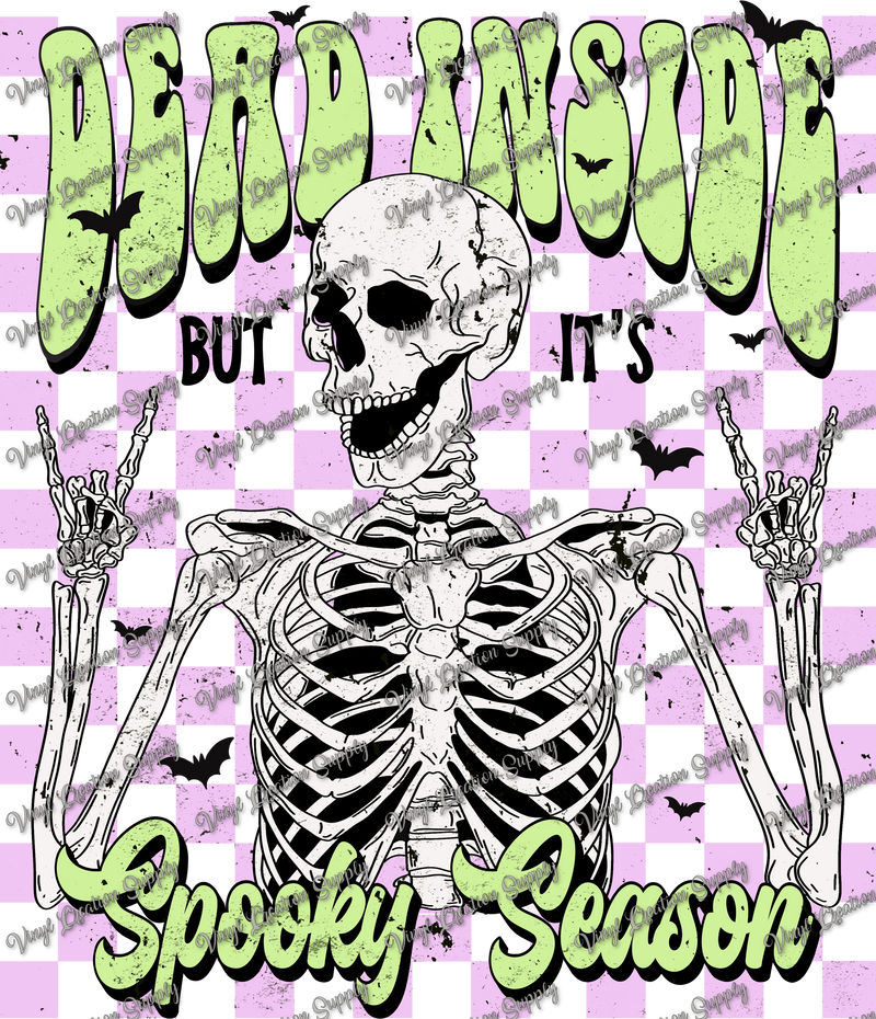 Dead Inside Spooky Season Grunge