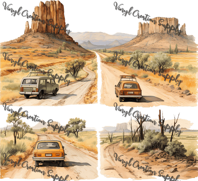 Desert Collage - Vinyl Creation Supply