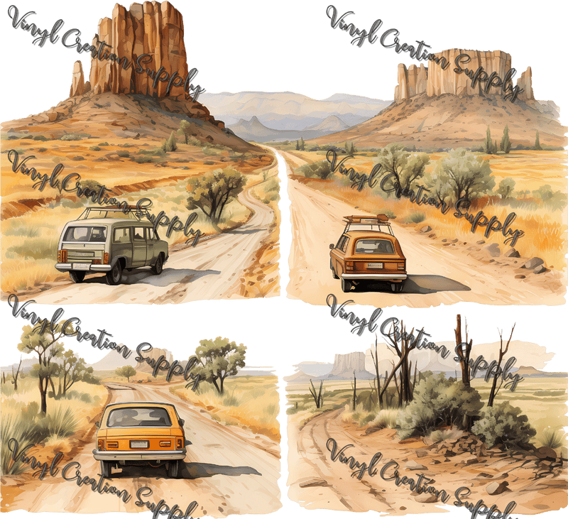 Desert Collage - Vinyl Creation Supply