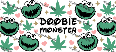 Doobie Monster – Printed Libby Wrap (9.5" x 4.3" UV DTF) - Vinyl Creation Supply