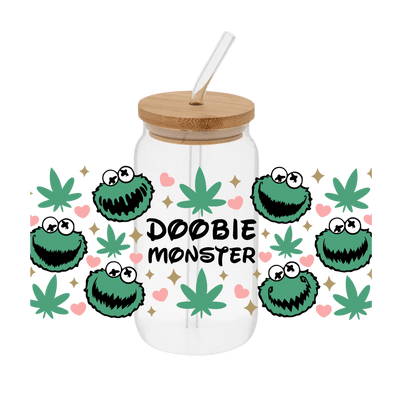 Doobie Monster – Printed Libby Wrap (9.5" x 4.3" UV DTF) - Vinyl Creation Supply