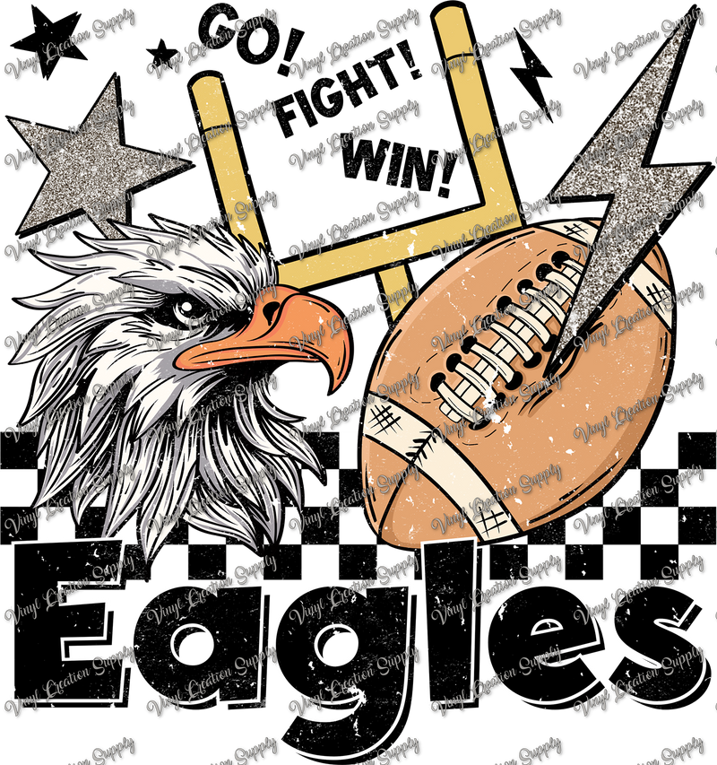 Eagles Football Grunge