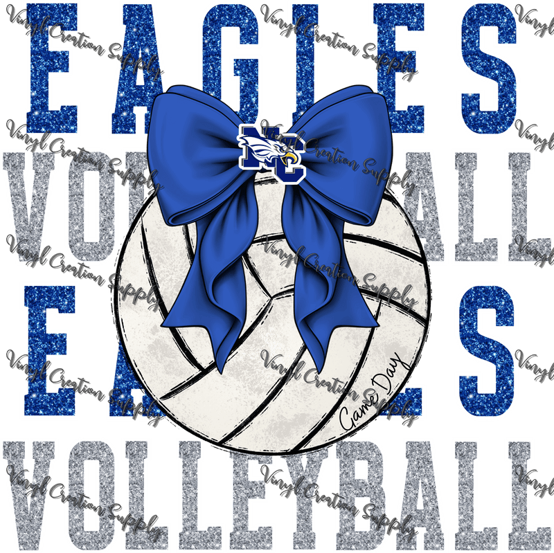 Eagles Volleyball 1 - Vinyl Creation Supply