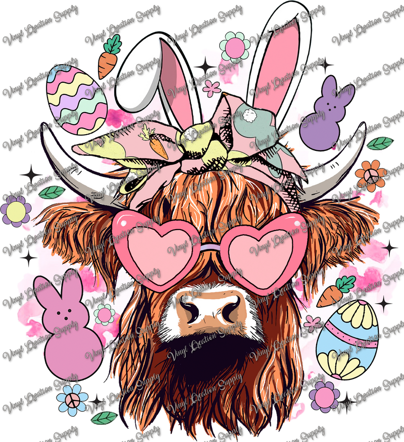 Easter Highland Cow