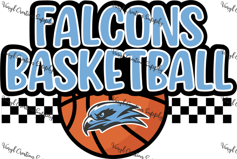 Falcons Basketball - Vinyl Creation Supply