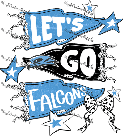 Falcons Pennants - Vinyl Creation Supply