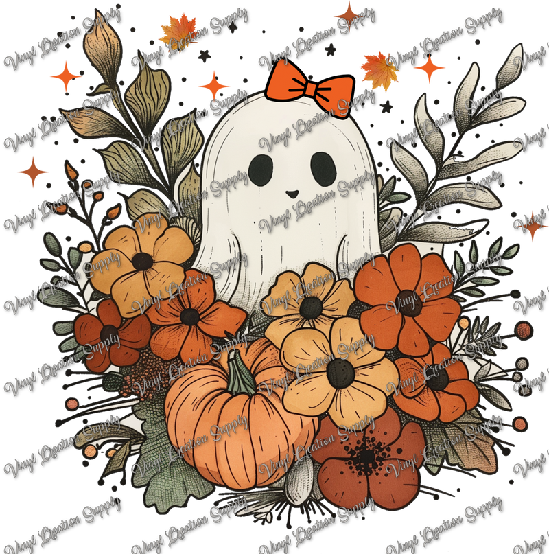 Fall Ghost Floral