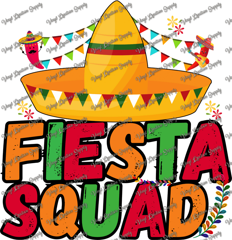 Fiesta Squad - Vinyl Creation Supply